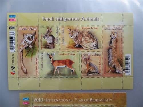 2 x UMM minisheets - Small Indigenous Animals + Biodiversity - 1 Bid for both
