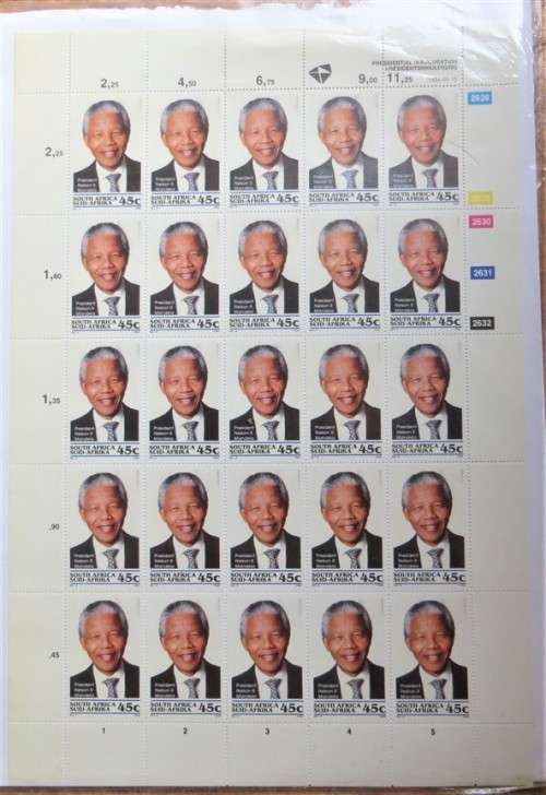 Nelson Mandela UMM Full sheet - Bid for this collectable Sheet