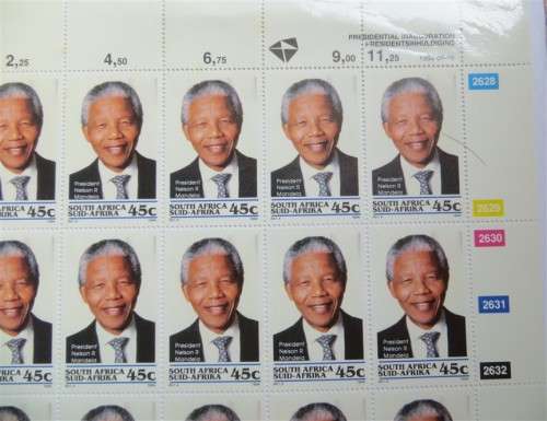 Nelson Mandela UMM Full sheet - Bid for this collectable Sheet