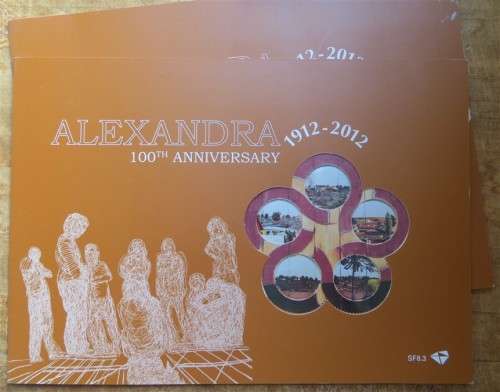 Alexandra 100th Anniversary  UMM Sheet in Folder - Bid per sheet