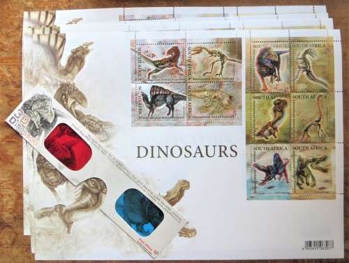 Dinosaurs 3D FDC + 3D Glasses - Bid per Cover
