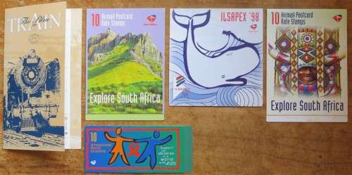 5 x SA  Booklets Blue Train/Whales/Explore SA High Value - 1 Bid for all