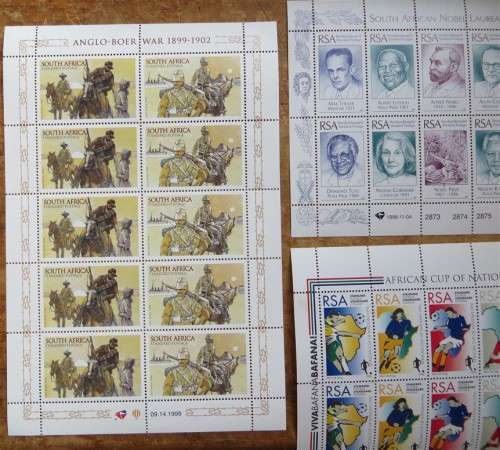 3 x SA Full Sheets UMM Nobel / Boer War / ACON - 1 Bid for all