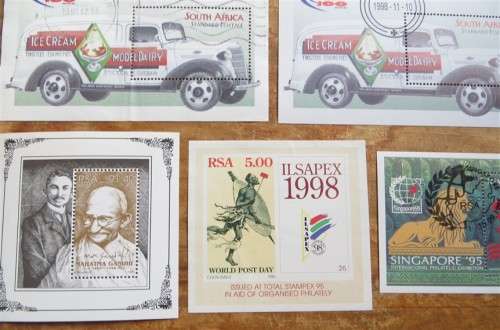 Collection of minisheets & Stamps - R20 Pair - 1 Bid for all