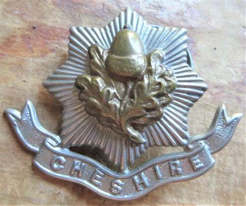 CHESHIRE REGIMENT WW1 CAP Badge
