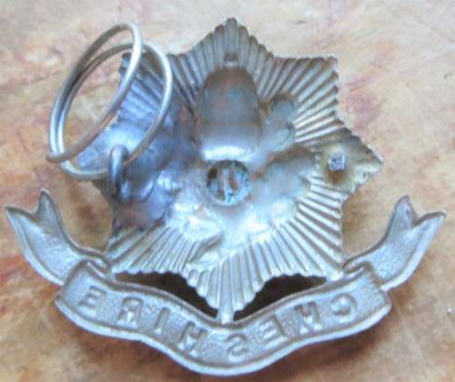 CHESHIRE REGIMENT WW1 CAP Badge