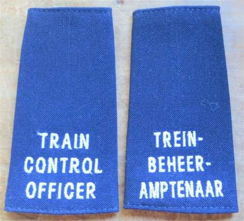 SAR/SAS Train Control Officer Shoulder Epaulets Pair - As issued with packaging
