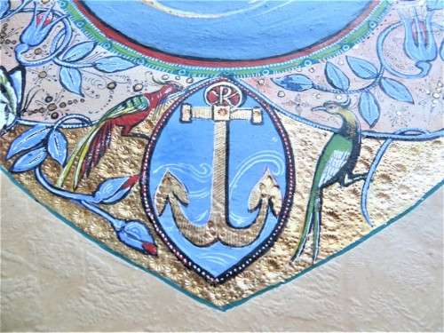 2 x Embossed & Painted pieces on Artisan Paper +- 300mm x 380 mm- 1 Bid for Both
