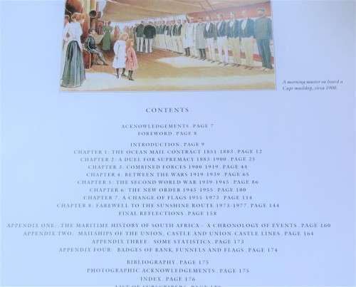 Mailships of the Union Castle Line Hardcover Book