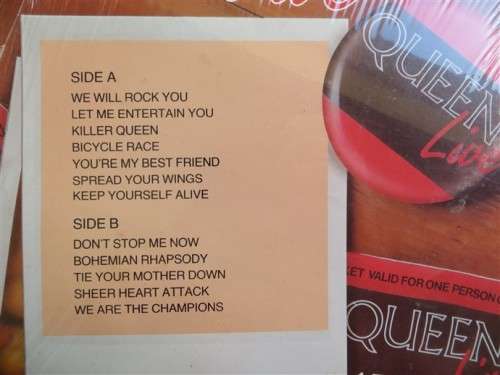 Queen The Miracle Vintage Vinyl LP record