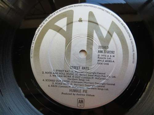 Street Rats Humble Pie Scarce Vintage Vinyl LP record
