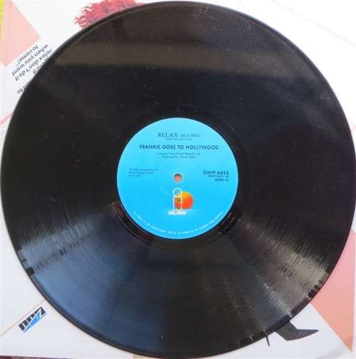 Frankie Goes to Hollywood Relax Vintage Vinyl LP record VG