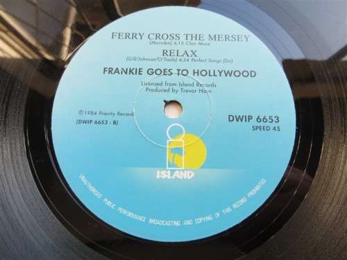 Frankie Goes to Hollywood Relax Vintage Vinyl LP record VG