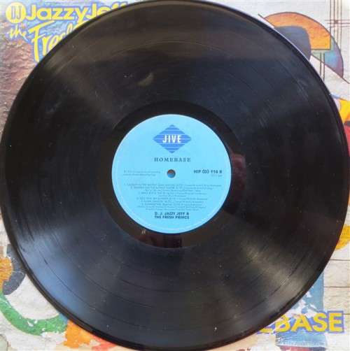 Jazzy Jeff & The Fresh Prince Vintage Vinyl LP record - Damaged Cover see Pics