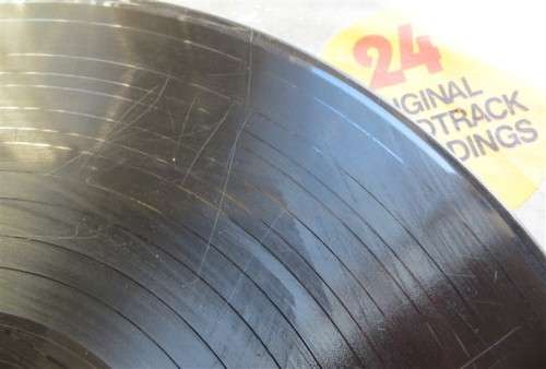 The Greatest Hits of Walt Disney Vintage Vinyl LP record - Scratched