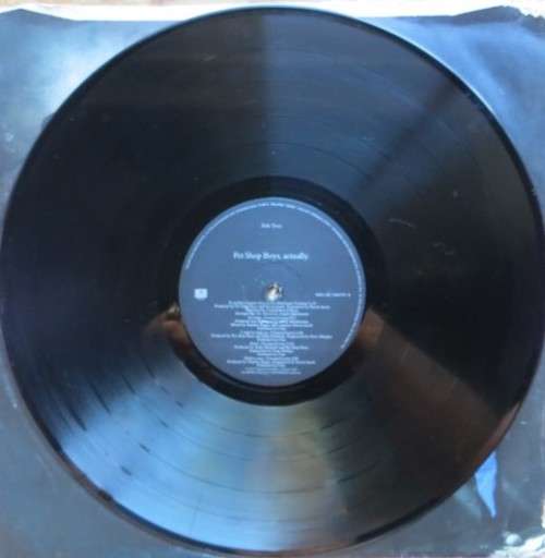 Vintage Vinyl LP - Pet Shop Boys - Actually - No Cover