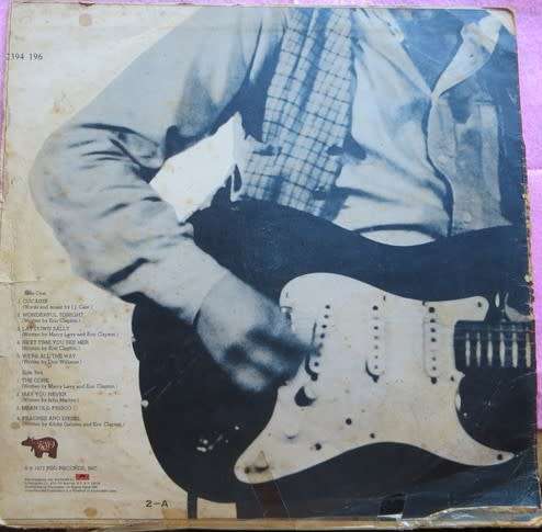 Vintage Vinyl LP - Eric Clapton Slowhand - Poor Condition but playable
