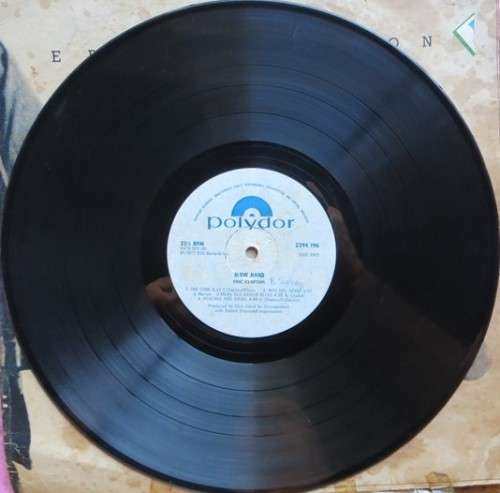 Vintage Vinyl LP - Eric Clapton Slowhand - Poor Condition but playable