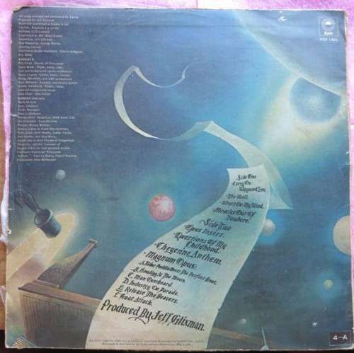 Vintage Vinyl LP - Kansas - Leftoverture