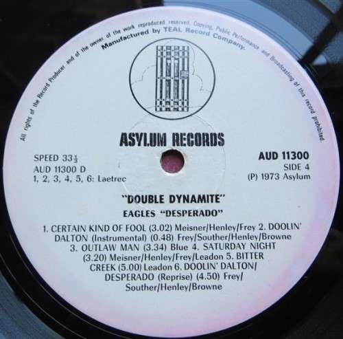 Vintage Vinyl LP - Eagles - Double Dynamite - 2 x LP Set