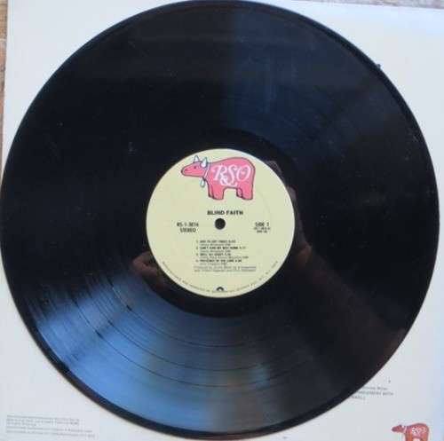Vintage Vinyl LP - Blind Faith - Eric Clapton Steve Winwood Nude Cover SCARCE