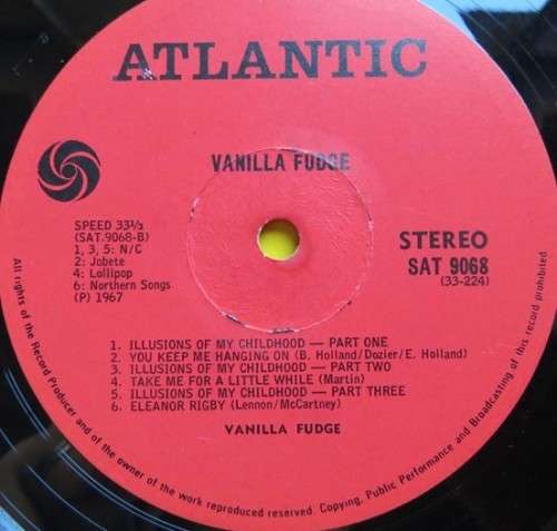 Vintage Vinyl LP - Vanilla Fudge
