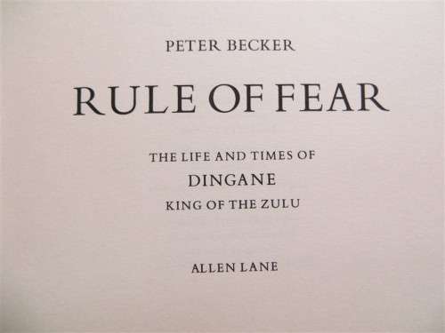 Rule of Fear - Peter Becker