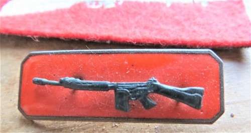 SADF Rifleman Sharp shooter Badge & embroidered Patch - 1 Bid for Both