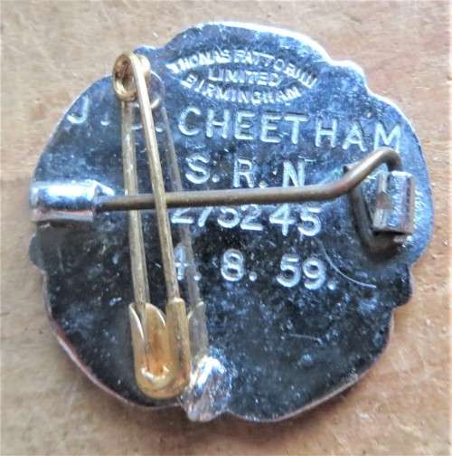 Vintage 1953 General Nursing Council for England and Wales Badge