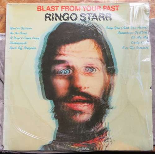 Ringo Starr Blast from your Past LP Good , Cover damage see pics Vintage Vinyl LP