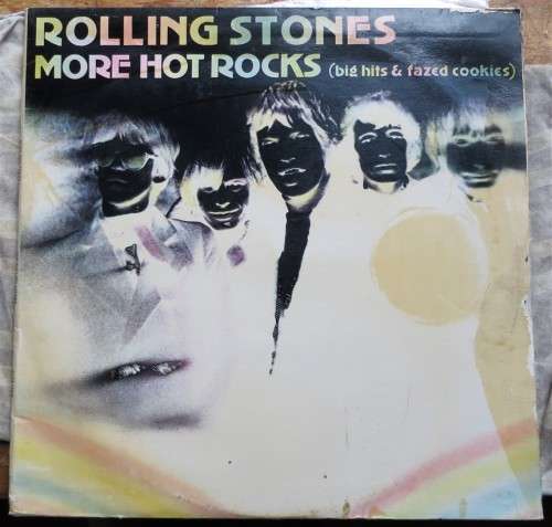 Rolling Stones - More Hot Rocks - Vintage Double Vinyl LP Cover Worn , LP Good see pics