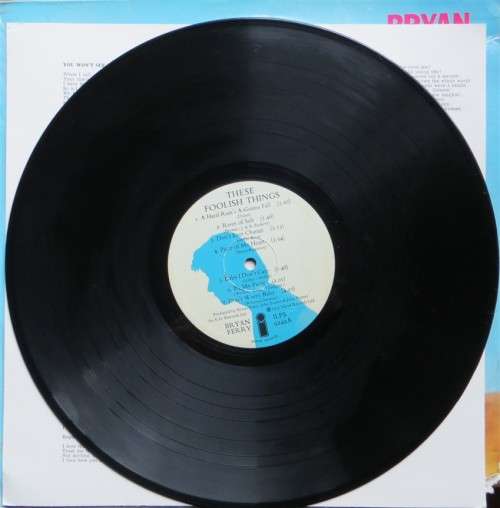 Bryan Ferry These Foolish Things - Vintage Vinyl LP Cover damaged & LP Good see pics