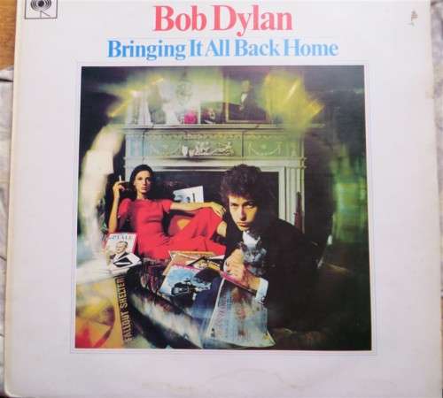 Bob Dylan Bringing it all back Home - Vintage Vinyl LP Cover damaged & LP Good see pics