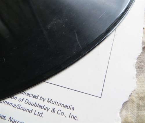 They Came in Peace Lunar Landing includes insert-Vintage LP Cover damaged & LP scratched see pics