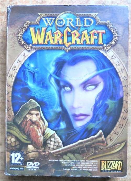 World of Warcraft Mac-pc Game - Box with booklets Excellent congition