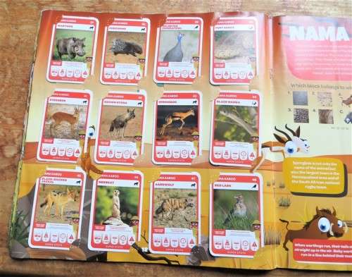 South African Super Animals - Complete Cards Collection in Album