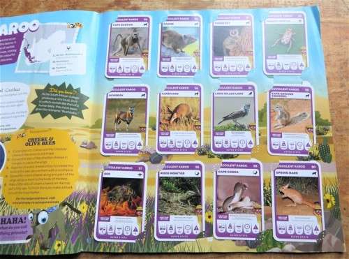 South African Super Animals - Complete Cards Collection in Album