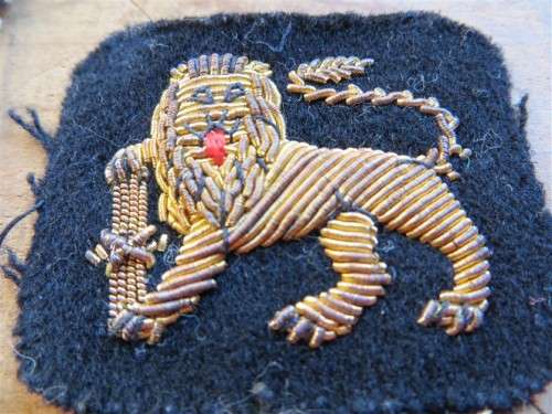 Vintage Royal Navy Volunteer Reserve Wire Bullion Badges