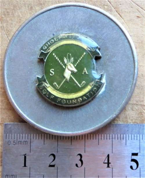 Large 50mm SA Golf Foundation Medal Runner Up - Unknown metal