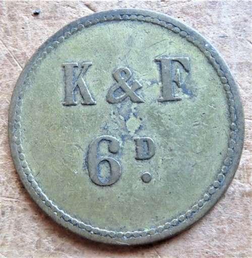 Kleiman and Finchen  K&F 6d Token - Dannhauser Natal