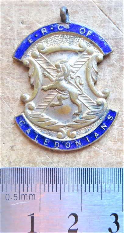 E.R.C of Caledonians Metal Art Pendant