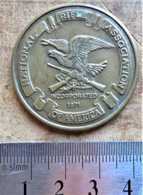 National Rifle association of America medallion