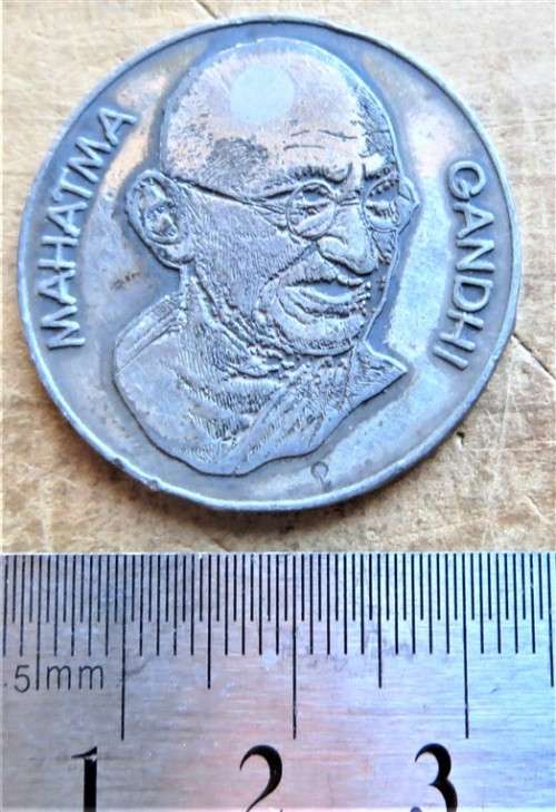 1969 Mahatma Ghandi Centenary medallion unknown metal