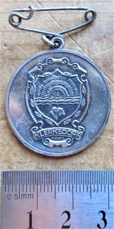 1963 Klerksdorp Town Hall Medallion Unknown Metal