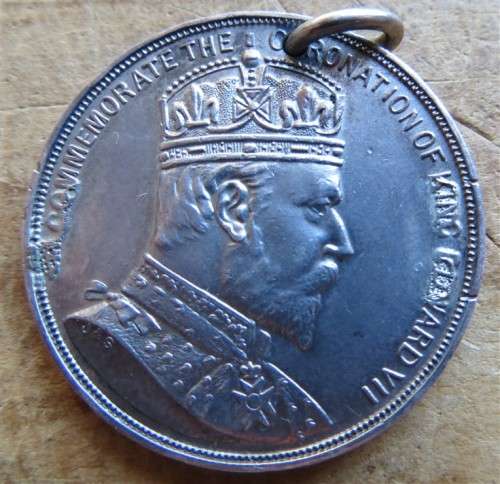 1902 Natal Coronation of King Edward VII Medal Silver