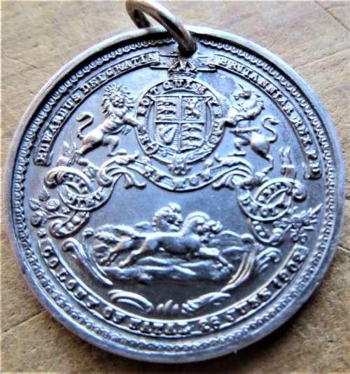 1902 Natal Coronation of King Edward VII Medal Silver