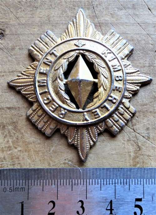 Large Kimberley Regiment Badge - no lugs