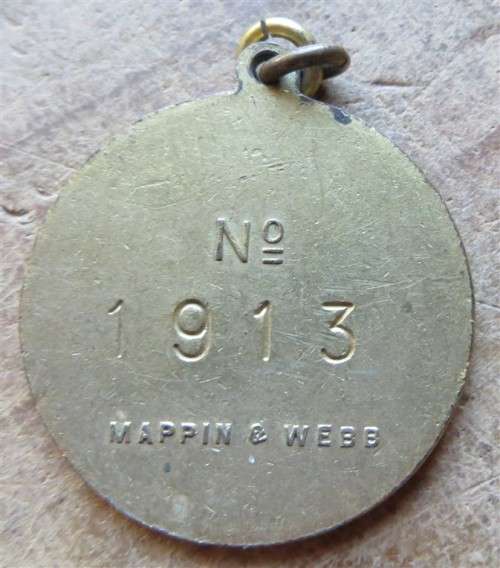 1951-52 Witwatersrand Agricultural Society numbered medallion