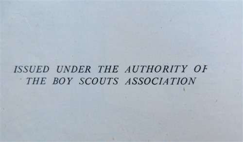 1952 Baden Powell`s Scouting for Boys - damaged 1952 Official Edition