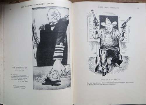 1955 W.S.C Winston Churchill - A Cartoon Biography - Harold Nicolson - Fred Urquhart